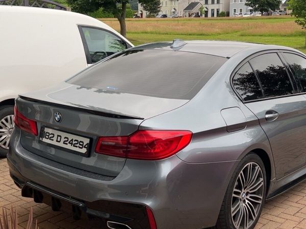 BMW 5-Series Saloon, Petrol Plug-in Hybrid, 2018, Blue