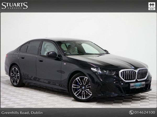 BMW 5-Series Saloon, Hybrid, 2025, Black