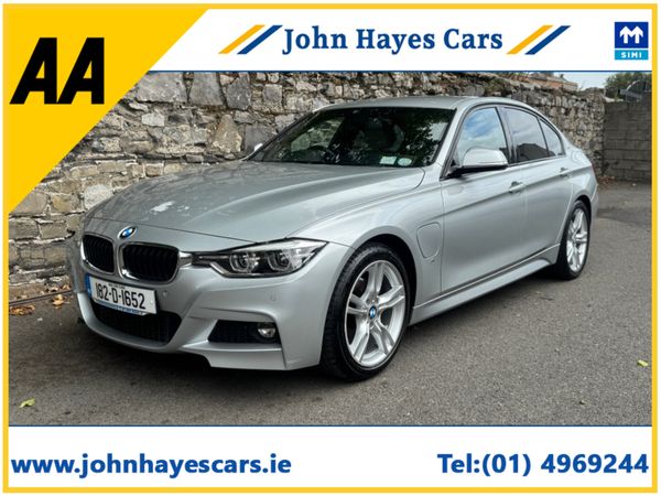 BMW 3-Series Saloon, Petrol Plug-in Hybrid, 2018, Silver
