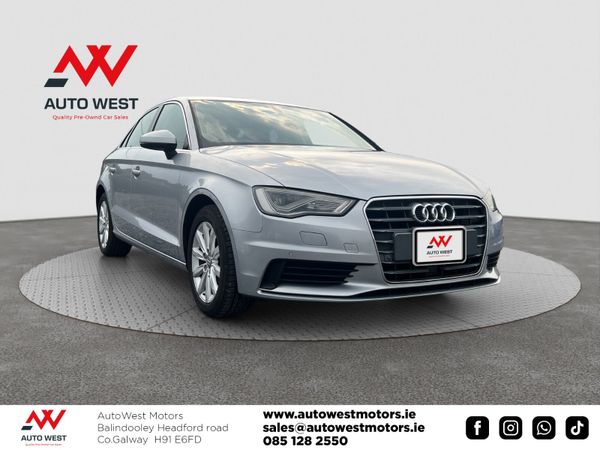 Audi A3 Saloon, Petrol, 2015, Silver
