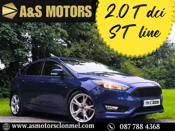 Ford Focus Hatchback, Diesel, 2017, Blue