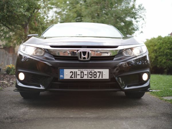 Honda Civic Saloon, Petrol, 2021, Black