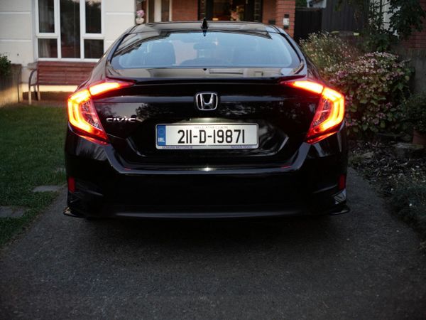Honda Civic Saloon, Petrol, 2021, Black