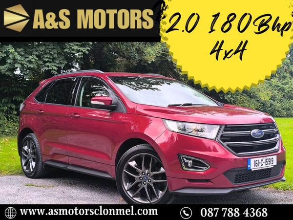 Ford Edge SUV, Diesel, 2016, Red