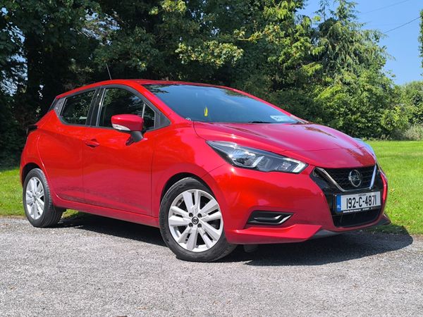 Nissan Micra Hatchback, Petrol, 2019, Red