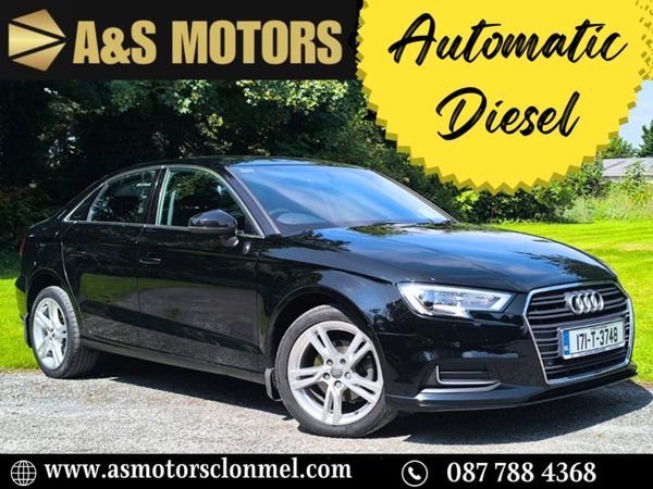 Audi A3 Saloon, Diesel, 2017, Black