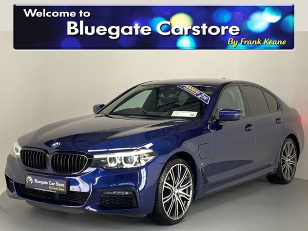 BMW 5-Series Saloon, Petrol Hybrid, 2019, Blue