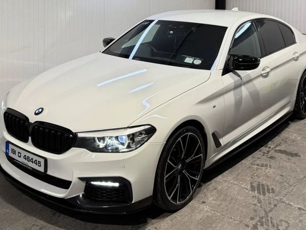 BMW 5-Series Saloon, Diesel, 2019, White