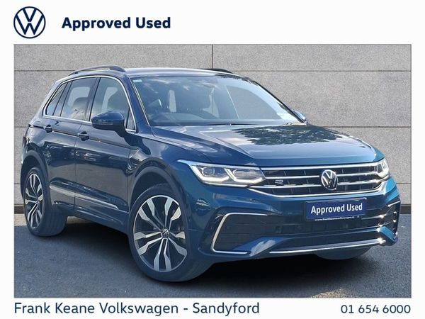 Volkswagen Tiguan SUV, Petrol Plug-in Hybrid, 2022, Blue