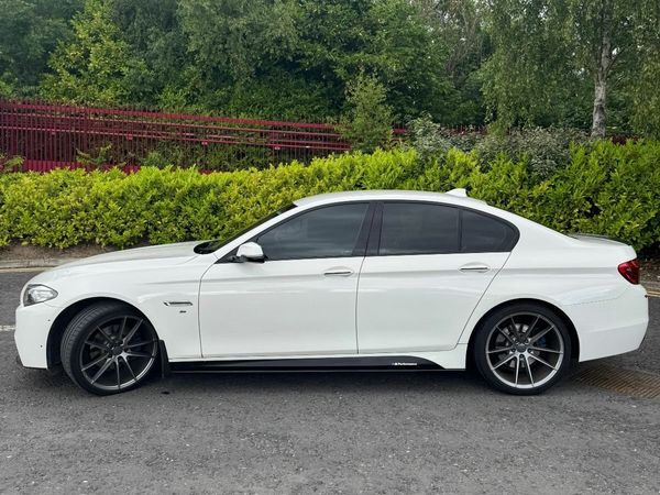 BMW 5-Series Saloon, Diesel, 2015, White