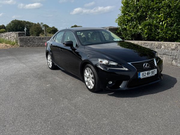 Lexus IS Saloon, Petrol Hybrid, 2015, Black
