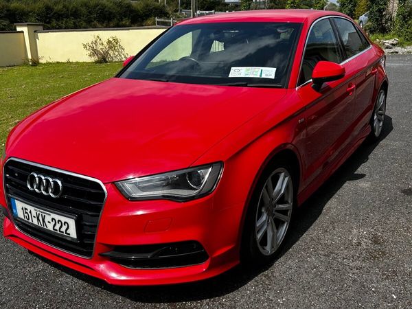 Audi A3 Saloon, Diesel, 2015, Red