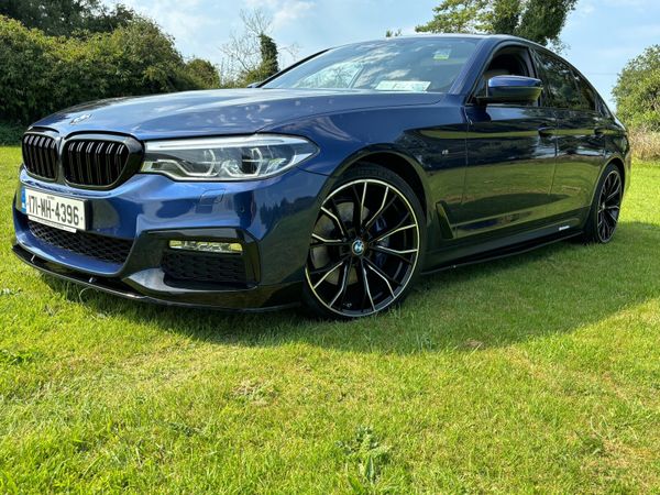 BMW 5-Series Saloon, Diesel, 2017, Blue