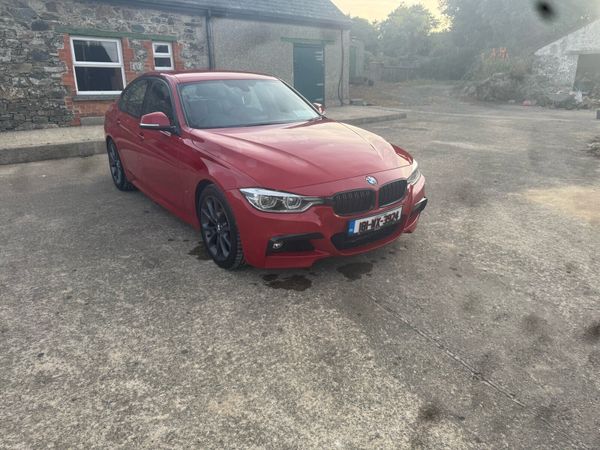 BMW 3-Series Saloon, Petrol Plug-in Hybrid, 2018, Red