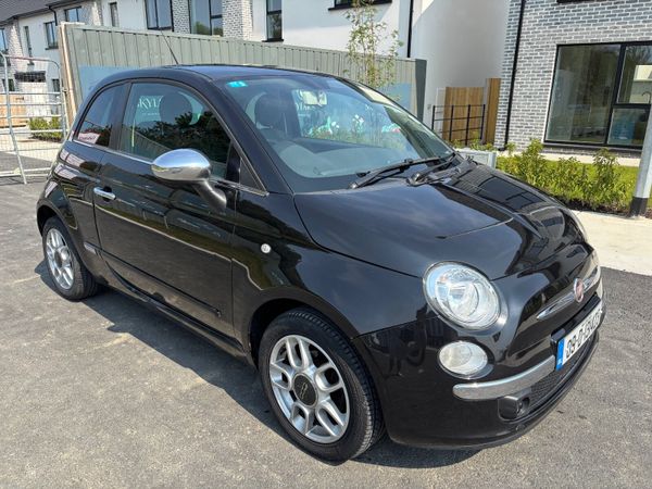 Fiat 500 Hatchback, Petrol, 2009, Black