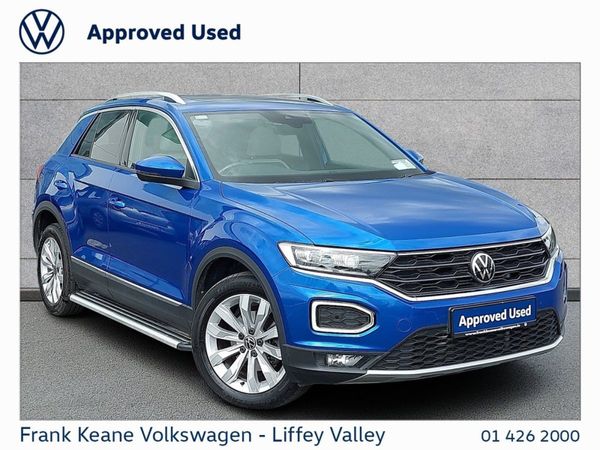 Volkswagen T-Roc SUV, Petrol, 2022, Blue