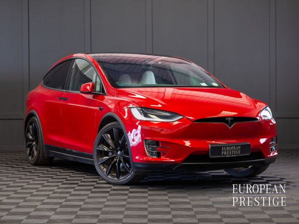 Tesla Model X MPV, Electric, 2019, Red