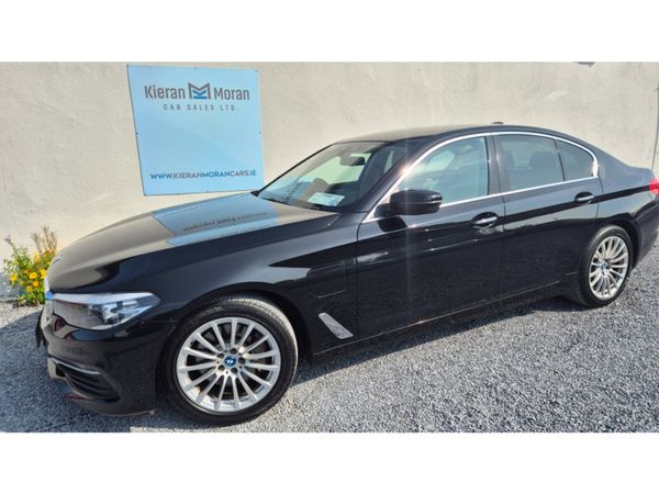 BMW 5-Series Saloon, Petrol Plug-in Hybrid, 2017, Black