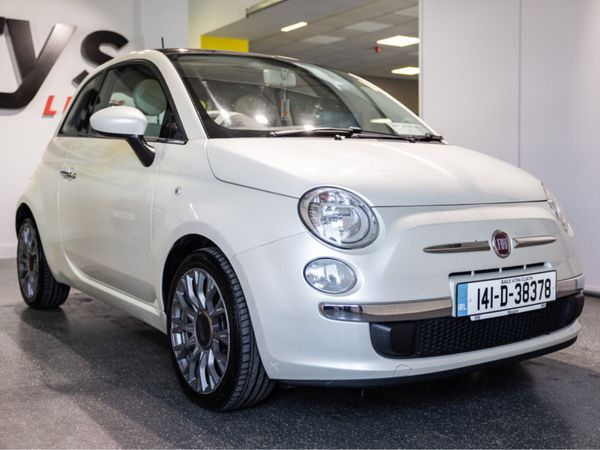 Fiat 500 Hatchback, Petrol, 2014, White