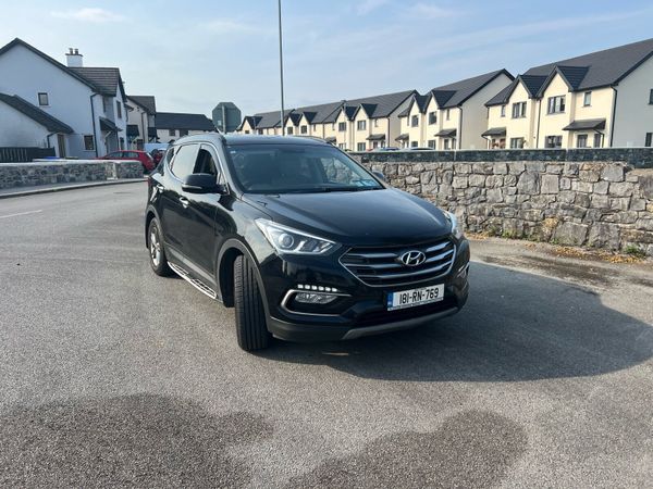 Hyundai Santa Fe SUV, Diesel, 2018, Black