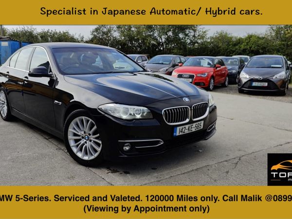 BMW 5-Series Saloon, Diesel, 2014, Black