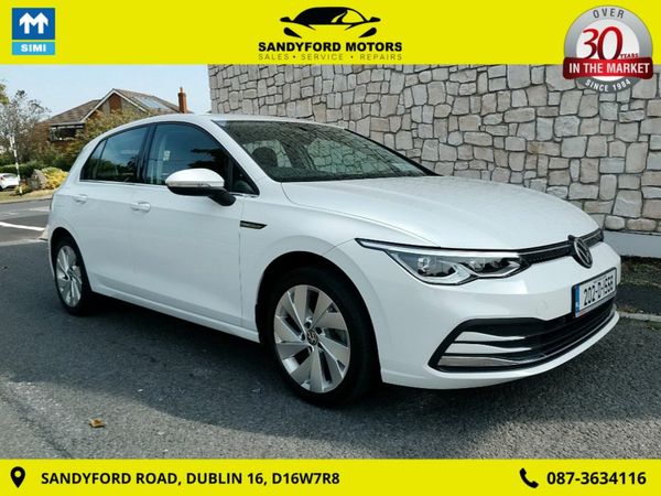 Volkswagen Golf Hatchback, Petrol Hybrid, 2020, White