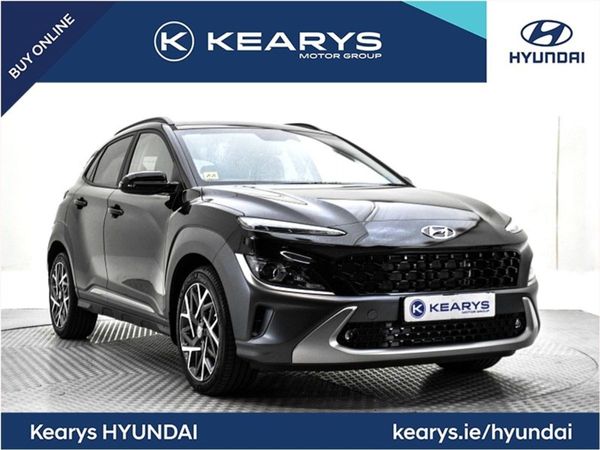 Hyundai KONA Crossover, Petrol Hybrid, 2022, Black