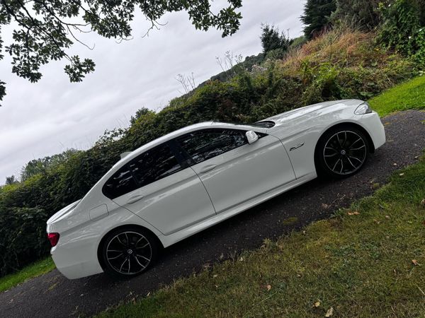 BMW 5-Series Saloon, Diesel, 2012, White