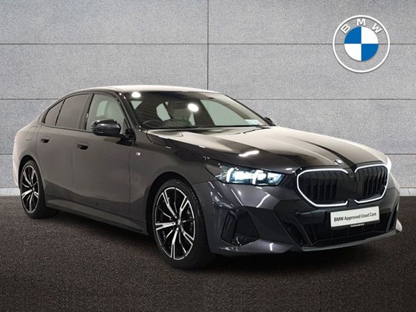 BMW 5-Series Saloon, Petrol Hybrid, 2023, Grey