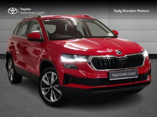 Skoda Karoq Estate, Petrol, 2023, Red