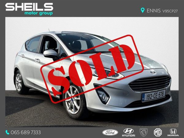 Ford Fiesta Hatchback, Petrol, 2019, Silver