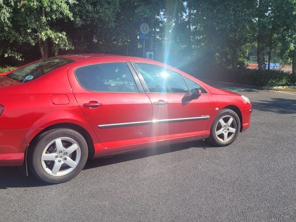 Peugeot 407 Saloon, Diesel, 2008, Red