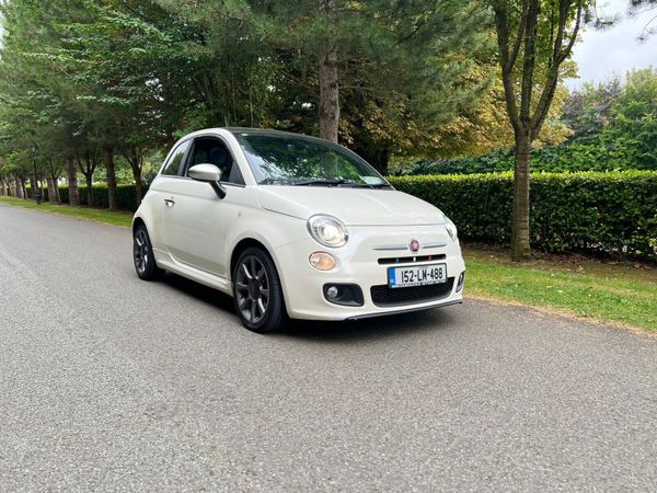 Fiat 500 Hatchback, Petrol, 2015, White