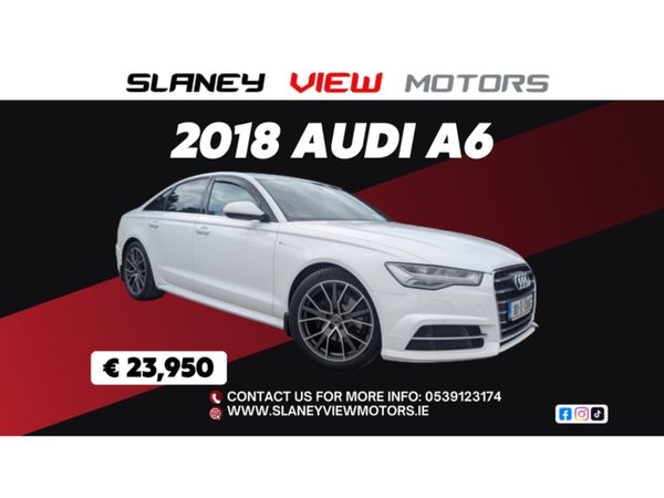 Audi A6 Saloon, Diesel, 2018, White