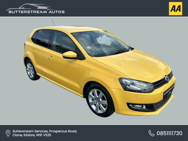 Volkswagen Polo Hatchback, Petrol, 2011, Yellow