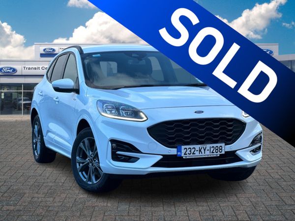 Ford Kuga SUV, Petrol Plug-in Hybrid, 2023, White