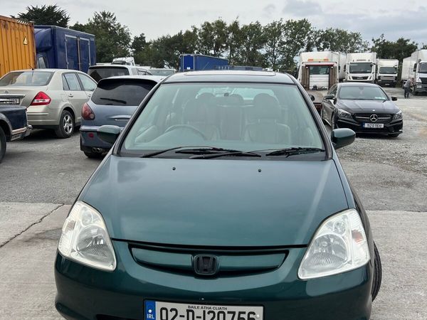 Honda Civic Hatchback, Petrol, 2002, Green