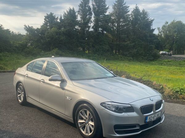 BMW 5-Series Saloon, Diesel, 2015, Silver