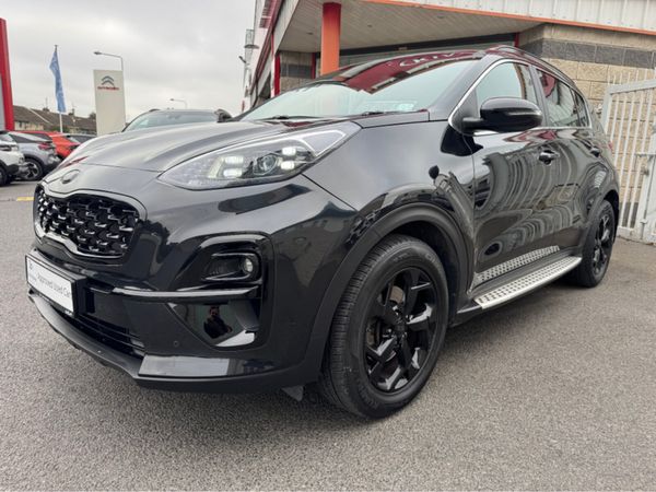 Kia Sportage Hatchback, Diesel Hybrid, 2021, Black