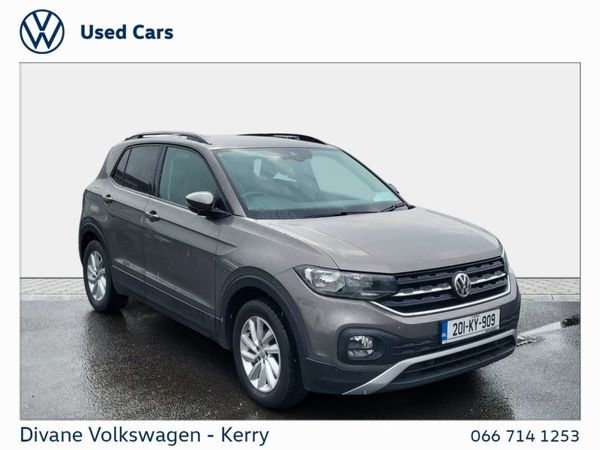 Volkswagen T-Cross Hatchback, Petrol, 2021, Grey