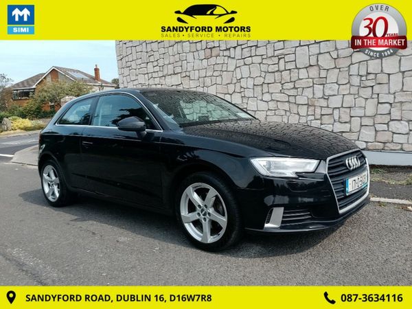 Audi A3 Hatchback, Petrol, 2017, Black