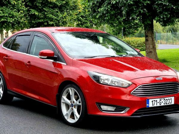 Ford Focus Saloon, Diesel, 2017, Red