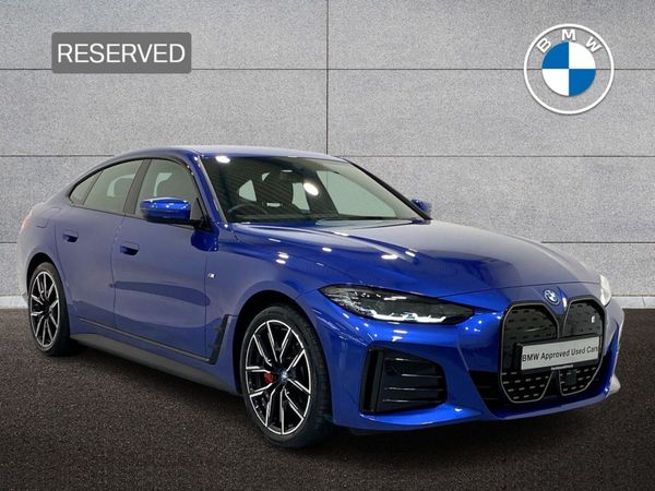 BMW i4 Hatchback, Electric, 2024, Blue