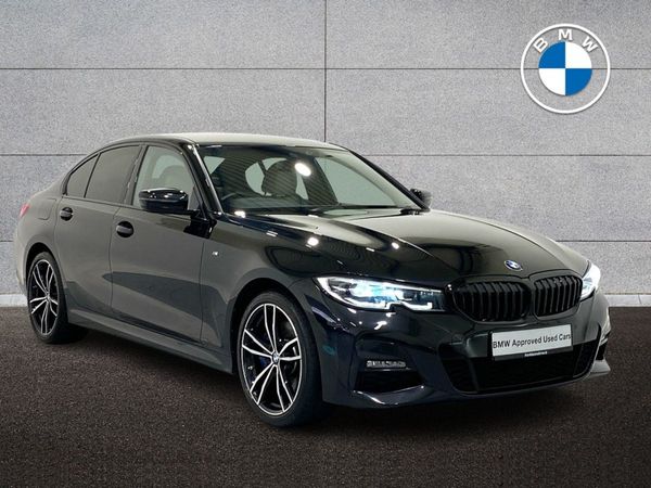 BMW 3-Series Saloon, Petrol Plug-in Hybrid, 2021, Black