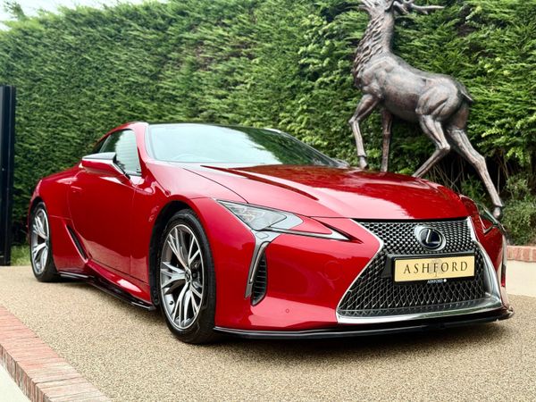 Lexus LC Coupe, Petrol Hybrid, 2021, Red