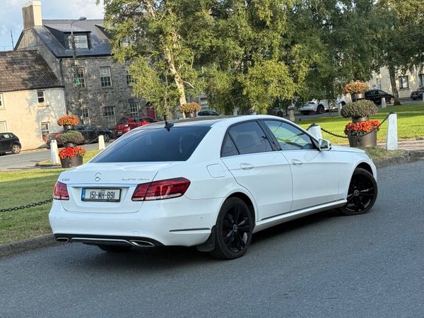 Mercedes-Benz E-Class Saloon, Diesel Hybrid, 2015, White