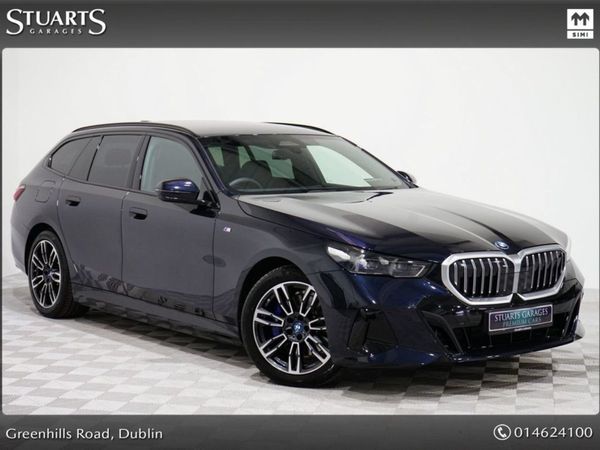 BMW 5-Series Estate, Hybrid, 2025, Black