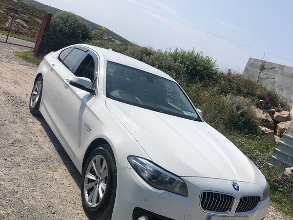 BMW 5-Series Saloon, Diesel, 2013, White