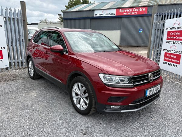 Volkswagen Tiguan SUV, Diesel, 2019, Red