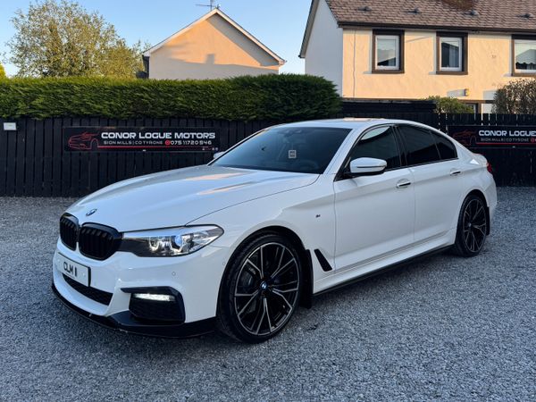 BMW 5-Series Saloon, Diesel, 2018, White